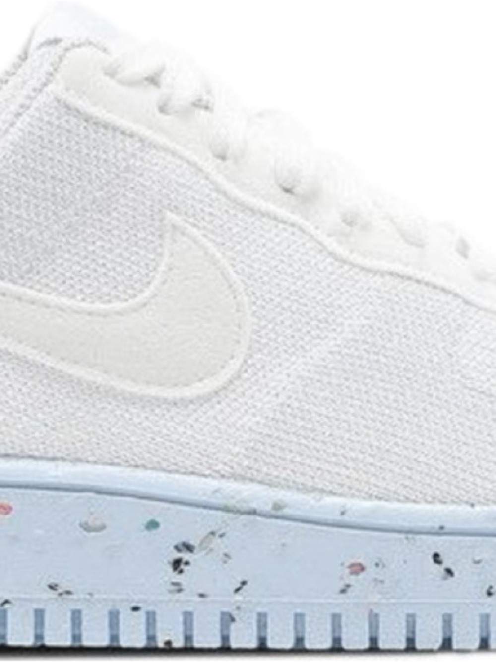 Women’s Nike Air Force 1 Low Crater Flynit White Blue Platinum Size 8
